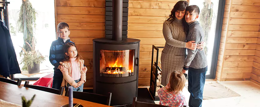 Morso Cast Iron Fireplace Insert Installation in Laramie, Wyoming