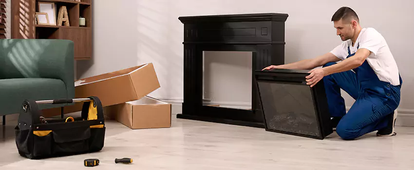 Old Rusted Metal Fireplace Repair And Replacement in Laramie, WY